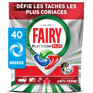 Tablette lave-vaisselle Platinum Plus FAIRY original x40D