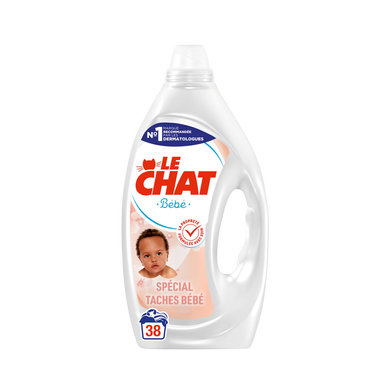 LE CHAT - Lessive liquide - Pour bébé, Hypoallergénique - Non mentionné - 35 lavages - 1.575 l