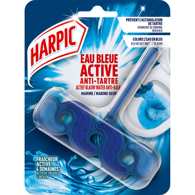 Bloc cuvette active fresh eau bleue fraîcheur intense HARPIC