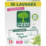L'ARBRE VERT - Lessive en poudre - Hypoallergénique - 36 lavages - 1.8kg