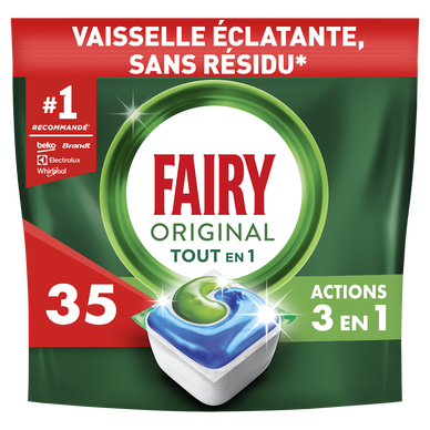 Tablette lave-vaisselle FAIRY Original 35 capsules