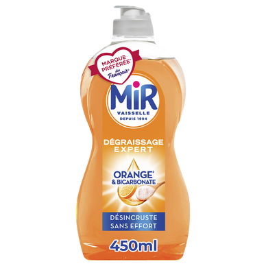 Liquide vaisselle bicarbonate dégraissage expert MIR VAISSELLE - 450ml