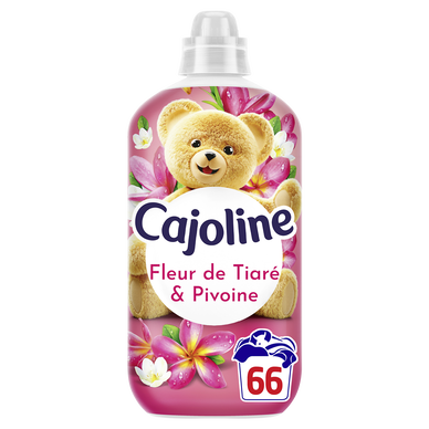 Adoucissant fleur de tiaré & pivoine  CAJOLINE 66 lavages