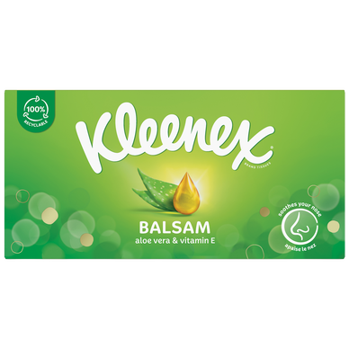 Mouchoirs balsam KLEENEX boîte x64