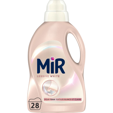 Lessive liquide MIR White et Clairs 1,4L