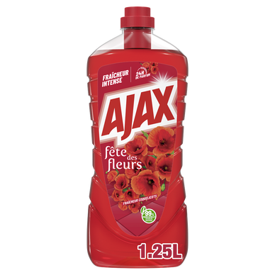 Ajax Flacon Nettoyant menager Fête des Fleurs Coquelicot 125