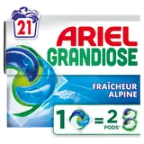 ARIEL - Lessive en doses - Alpine - 21 lavages - 762 g