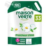 MAISON VERTE - Lessive liquide - Fraicheur d'été - 33 lavages - 1.485l