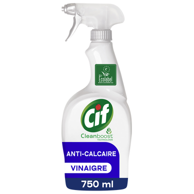 Spray nettoyant anti-calcaire universel ecolabel CIF 750ml