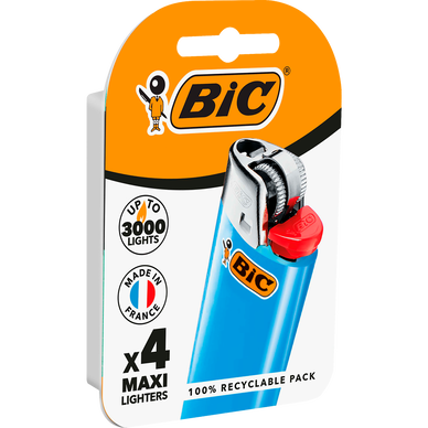 Maxi briquets BIC à pierre , couleurs assorties X4