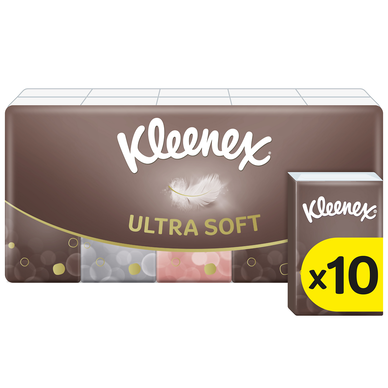 Mouchoirs ultra soft KLEENEX étui x10