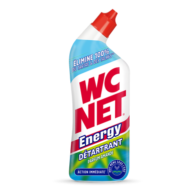 Gel détartrant parfumé action immédiate WC NET Energy 700ml