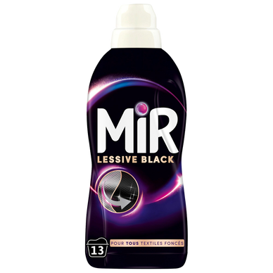 MIR - Lessive liquide - Lavage à la main,Soin couleurs & noir - 13 lavages - 0.65 l