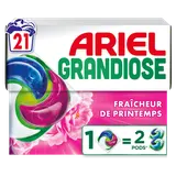 Lessive en capsule ARIEL Grandiose fraîcheur de printemps 21 lavages 762g