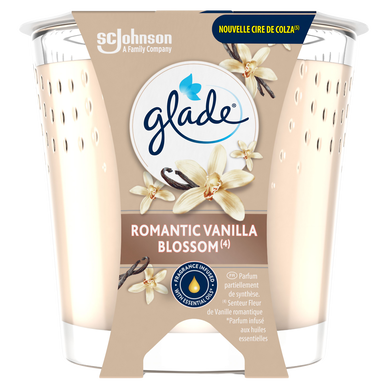 Bougie Parfum d'ambiance romantic vanilla blossom GLADE