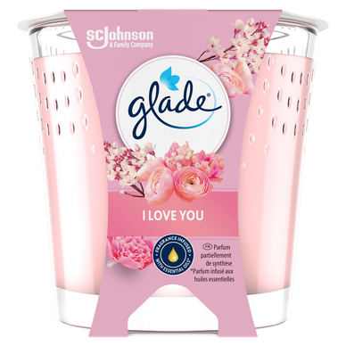 Bougie Parfum d'ambiance I love you GLADE -112g
