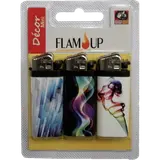 Briquets à pierre curve mini décor FLAM'UP, x3
