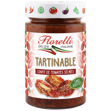 Confit de tomates séchées FLORELLI, 190g