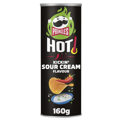 Chips Tuiles PRINGLES HOT Kickin' Sour Cream - 160g