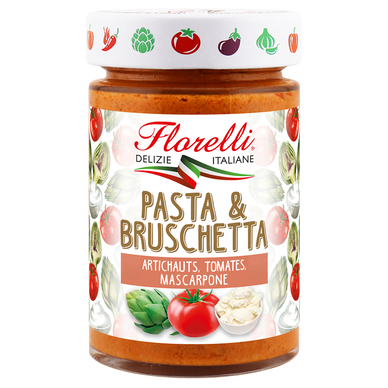 Pasta&bruschetta artichauts tomates mascarpone FLORELLI, 190G