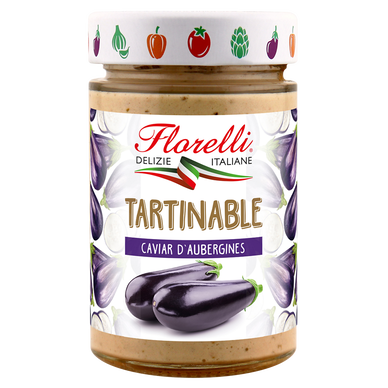 Caviar d'aubergines FLORELLI, 190g