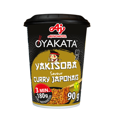Nouilles sautées Yakisoba curry japonais OYAKATA 90G