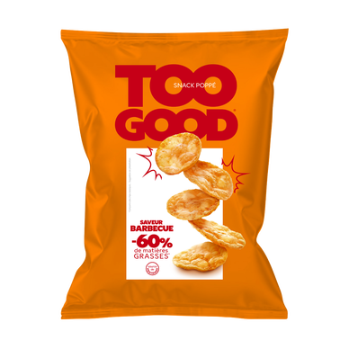 Gâteau apéritif Soufflés au soja et pomme de terre goût barbecue TOOGOOD, 85g