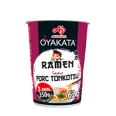 Nouilles Instantanées porc Tonkotsu OYAKATA en cup 62G