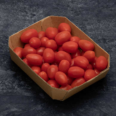 Tomate cerise - segment Les cerises allongées - coeur de pigeon - Catégorie Extra - Barquette 500g
