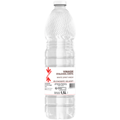 Vinaigre d'alcool cristal 8° PRIX MINI - 1,5L