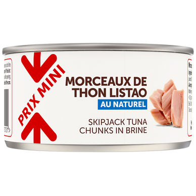 Thon au naturel en morceaux PRIX MINI - boîte 130g