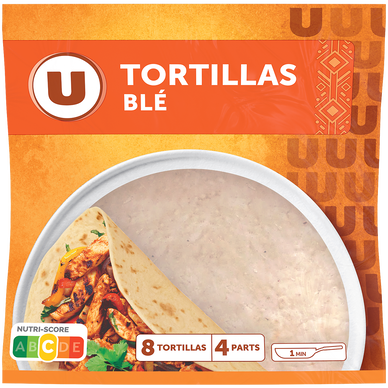 Tortillas souples x8 320g
