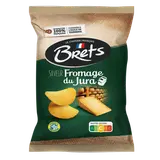 Chips de pommes de terre ondulées saveur fromage BRETS, 125g