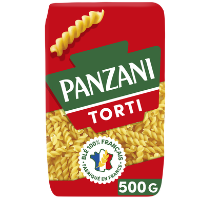 Pâtes TORTI blé Français PANZANI - 500g