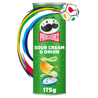 Chips tuiles Crème et Oignon PRINGLES - Boîte de 175g