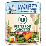 Petits pois extra fins et jeunes carottes boîte de 530g