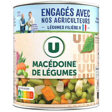 Macédoine de légumes - Boîte 530g