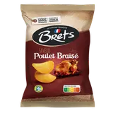 Chips saveur poulet braise BRET'S, 125g