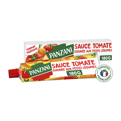 Sauce Tomates Cuisinées aux Légumes PANZANI - tube 180g