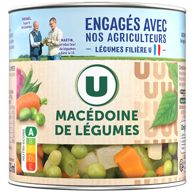 Macédoine de légumes - Boîte 265g