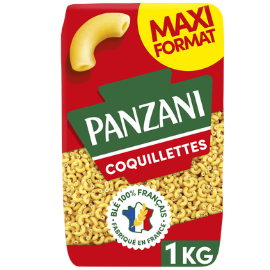 Pâtes COQUILLETTES blé Français PANZANI - 1kg
