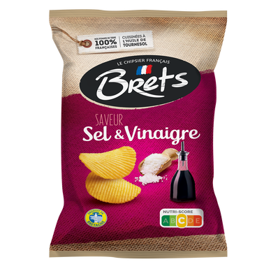 CHIPS ondulées VINAIGRE BRETS 125g