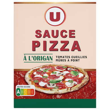Sauce Tomates spécial Pizza à l'origan, brique de 390g