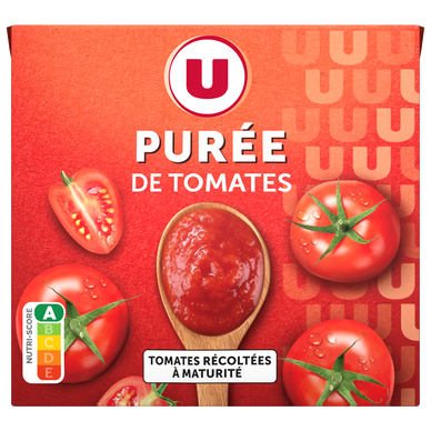 Purée de tomate  brique de 500g