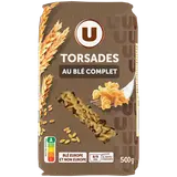 Pâtes Torsades au blé complet  sachet de 500g