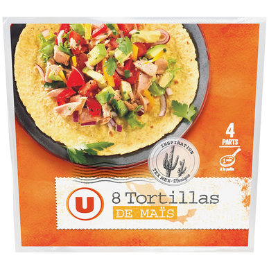 Tortillas souples de maïs  8 paquets  -  320g