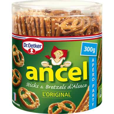 Assortiment stick & bretzel original ANCEL, tubo de 300g