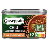 Chili de haricots rouges à la Mexicaine CASSEGRAIN - Boîte 430g