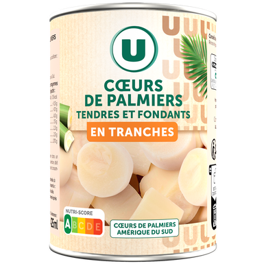 Coeurs de palmier en rondelles - Boîte 250g