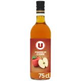 Vinaigre de cidre 5°  bouteille en verre de 75cl
